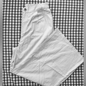 PrettyLittleThing Light Blue Pinstripe Pants